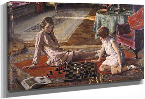 The Chess Players By Sir John Lavery, R.A. By Sir John Lavery, R.A.