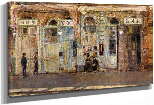 The Chinese Merchants By Frederick Childe Hassam