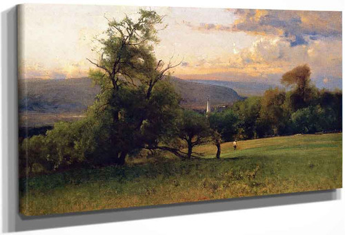 The Church Spire By George Inness By George Inness