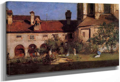 The Cloisters By William Merritt Chase