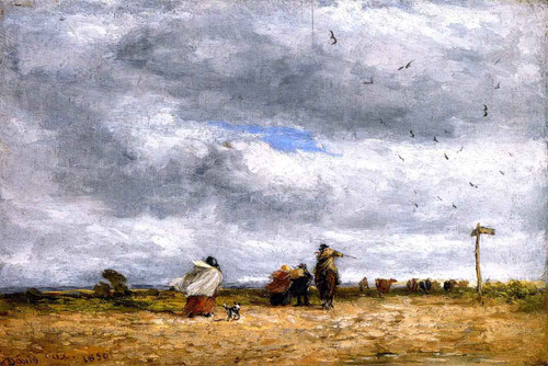 The Cross Roads By David Cox By David Cox