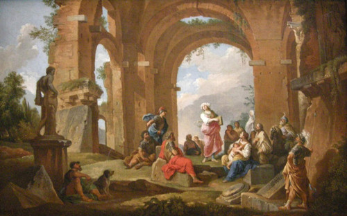 The Cumaean Sibyl Oracle By Giovanni Paolo Panini By Giovanni Paolo Panini