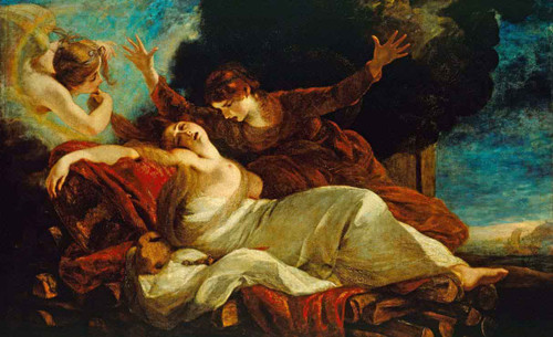 The Death Of Dido By Sir Joshua Reynolds
