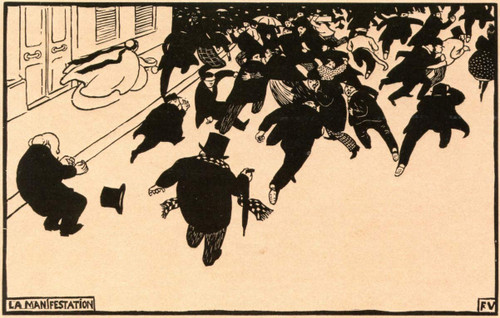 The Demonstration By Felix Vallotton