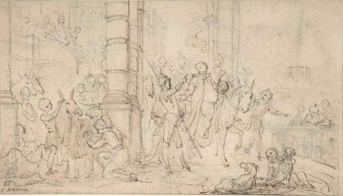 The Departure Of Sancho Panza For The Island Of Barataria By Charles Joseph Natoire By Charles Joseph Natoire The Departure Of Sancho Panza For The Island Of Barataria By Charles Joseph Natoire By Charles Joseph Natoire