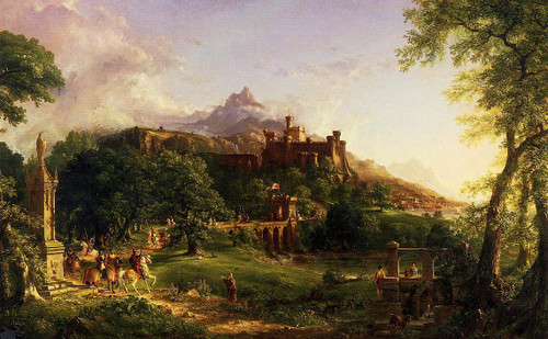 The Departure By Thomas Cole By Thomas Cole