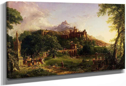 The Departure By Thomas Cole By Thomas Cole