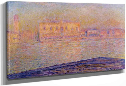 The Doges' Palace Seen From San Giorgio Maggiore2 By Claude Oscar Monet