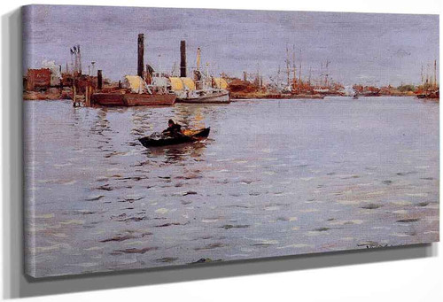 The East River By William Merritt Chase