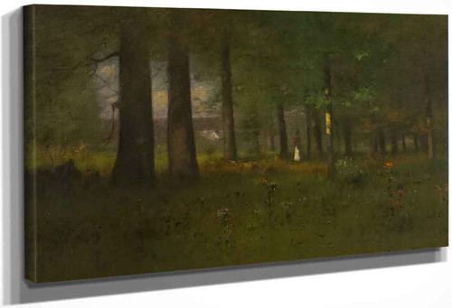 The Edge Of The Forest By George Inness By George Inness