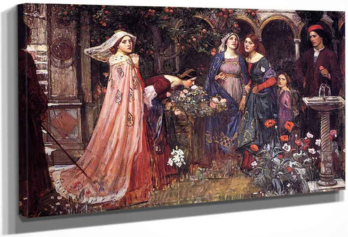 The Enchanted Garden By John William Waterhouse