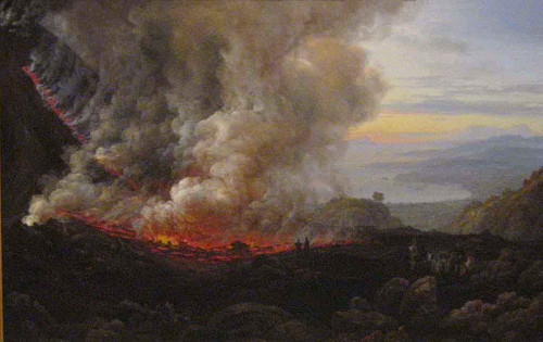 The Eruption Of Vesuvius2 By Johan Christian Dahl By Johan Christian Dahl