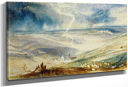 The Field Of Waterloo, From The Picton Tree By Joseph Mallord William Turner