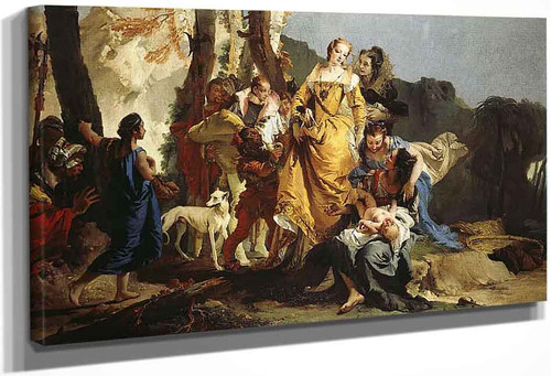 The Finding Of Moses By Giovanni Battista Tiepolo Print or Oil
