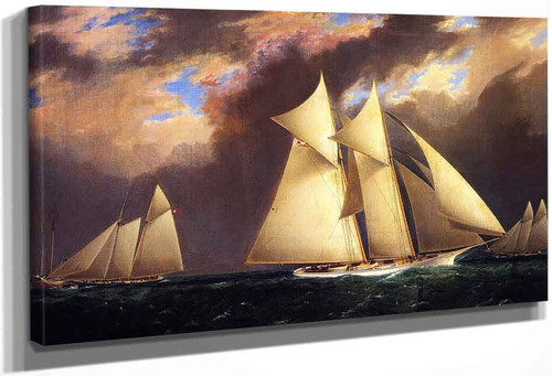 The First Americas Cup Race, August 8, 1870 By James E. Buttersworth