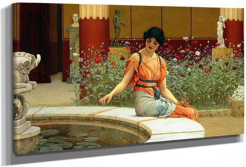 The Fish Pond By John William Godward