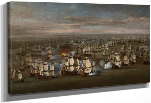 The Fleet At Sea By Willem Van De Velde The Younger