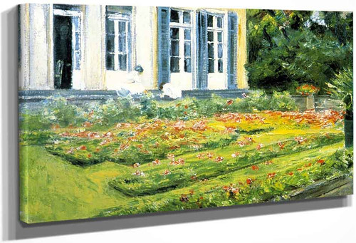 The Flower Terrace In The Wannsee Garden, Facing Northwest By Max Liebermann By Max Liebermann