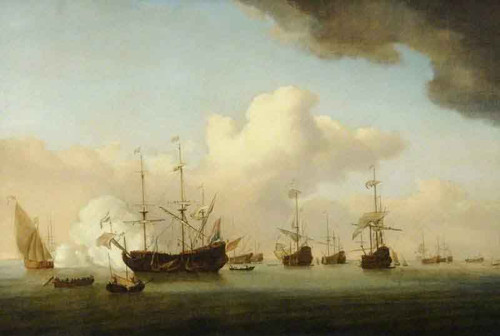 The Four Days Battle By Willem Van De Velde The Younger