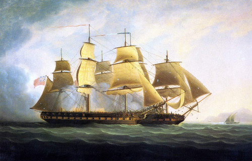 The Frigate H.M.S. By James E. Buttersworth