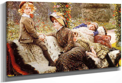The Garden Bench By James Tissot