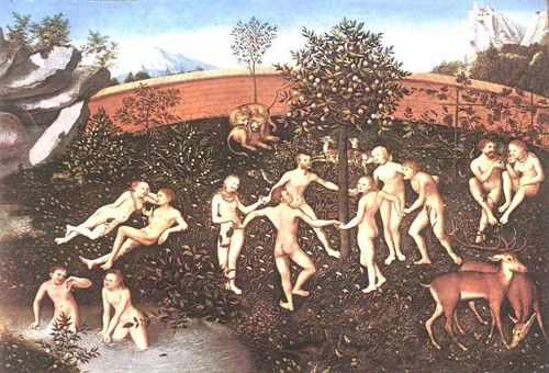 The Golden Age By Lucas Cranach The Elder By Lucas Cranach The Elder