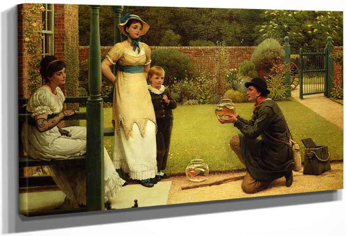 The Goldfish Seller By George Dunlop Leslie