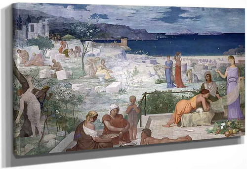 The Greek Colony, Marseille By Pierre Puvis De Chavannes