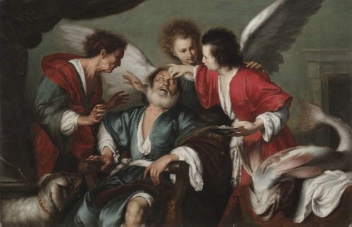 The Healing Of Tobit By Bernardo Strozzi