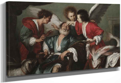 The Healing Of Tobit By Bernardo Strozzi