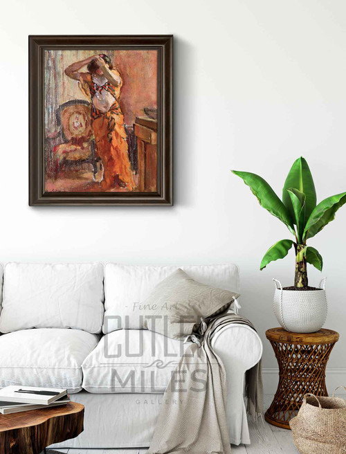 A Woman Dressing By Henri Lebasque By Henri Lebasque