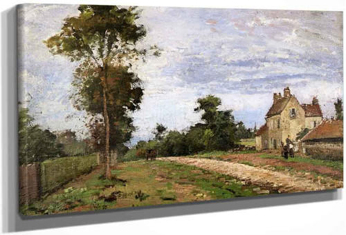 The House Of Monsieur Musy, Louveciennes By Camille Pissarro