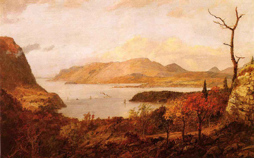 The Hudson River From Fort Putnam, Near West Point By Jasper Francis Cropsey By Jasper Francis Cropsey