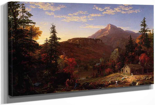 The Hunter's Return By Thomas Cole By Thomas Cole