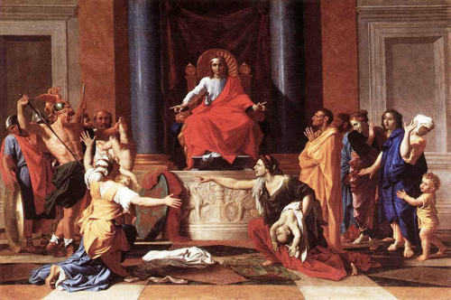 The Judgment Of Solomon By Nicolas Poussin