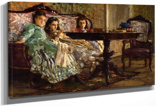 The Lascaraky Sisters By Giovanni Boldini By Giovanni Boldini