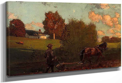 The Last Furrow By Winslow Homer