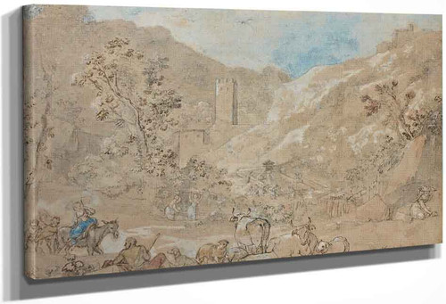 The Lavoir Of Marino By Charles Joseph Natoire By Charles Joseph Natoire