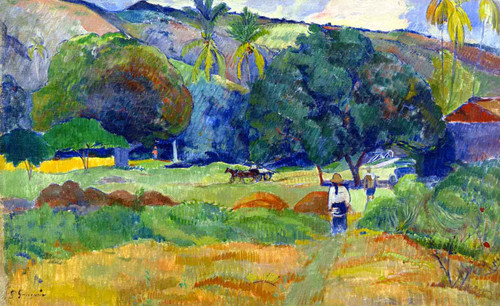 The Little Valley By Paul Gauguin The Little Valley By Paul Gauguin