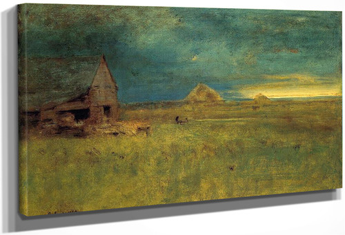 The Lone Farm, Nantucket By George Inness By George Inness