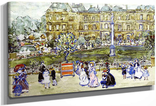 The Louvre By Maurice Prendergast