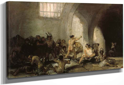 The Madhouse By Francisco Jose De Goya Y Lucientes By Francisco Jose De Goya Y Lucientes