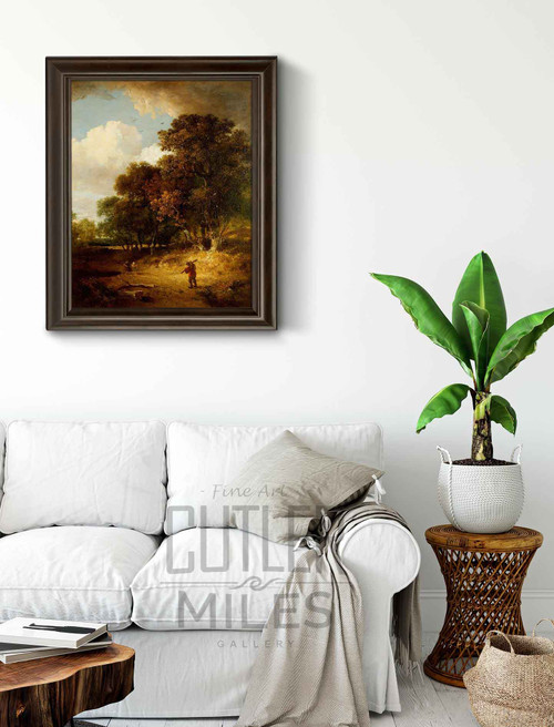 A Woody Landscape By John Crome