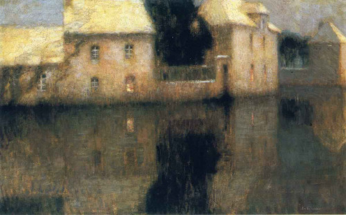 The Mill At Twilight By Henri Le Sidaner By Henri Le Sidaner