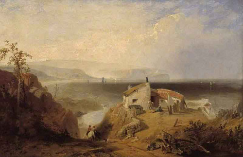 The Mulgrave Alum Works At Sandsend, Yorkshire Coast By James Baker Pyne The Mulgrave Alum Works At Sandsend, Yorkshire Coast By James Baker Pyne