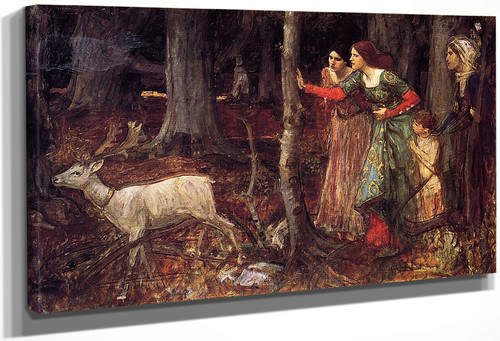 The Mystic Wood By John William Waterhouse