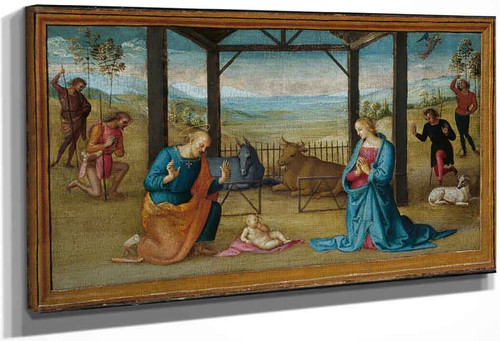 The Nativity By Pietro Perugino By Pietro Perugino