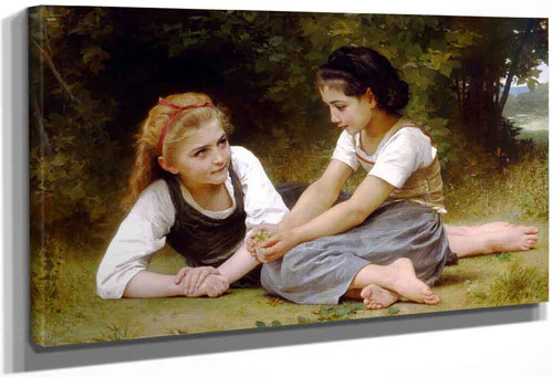 The Nut Gatherers By William Bouguereau