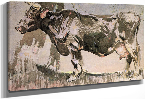 The Old Cow By Joseph Crawhall