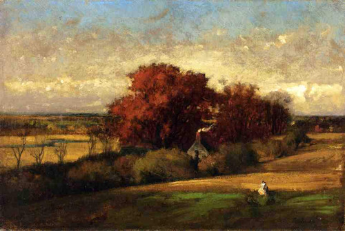 The Old Oak By George Inness By George Inness